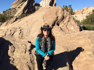 Crystal Whiskey Vasquez Rocks Video Shoot